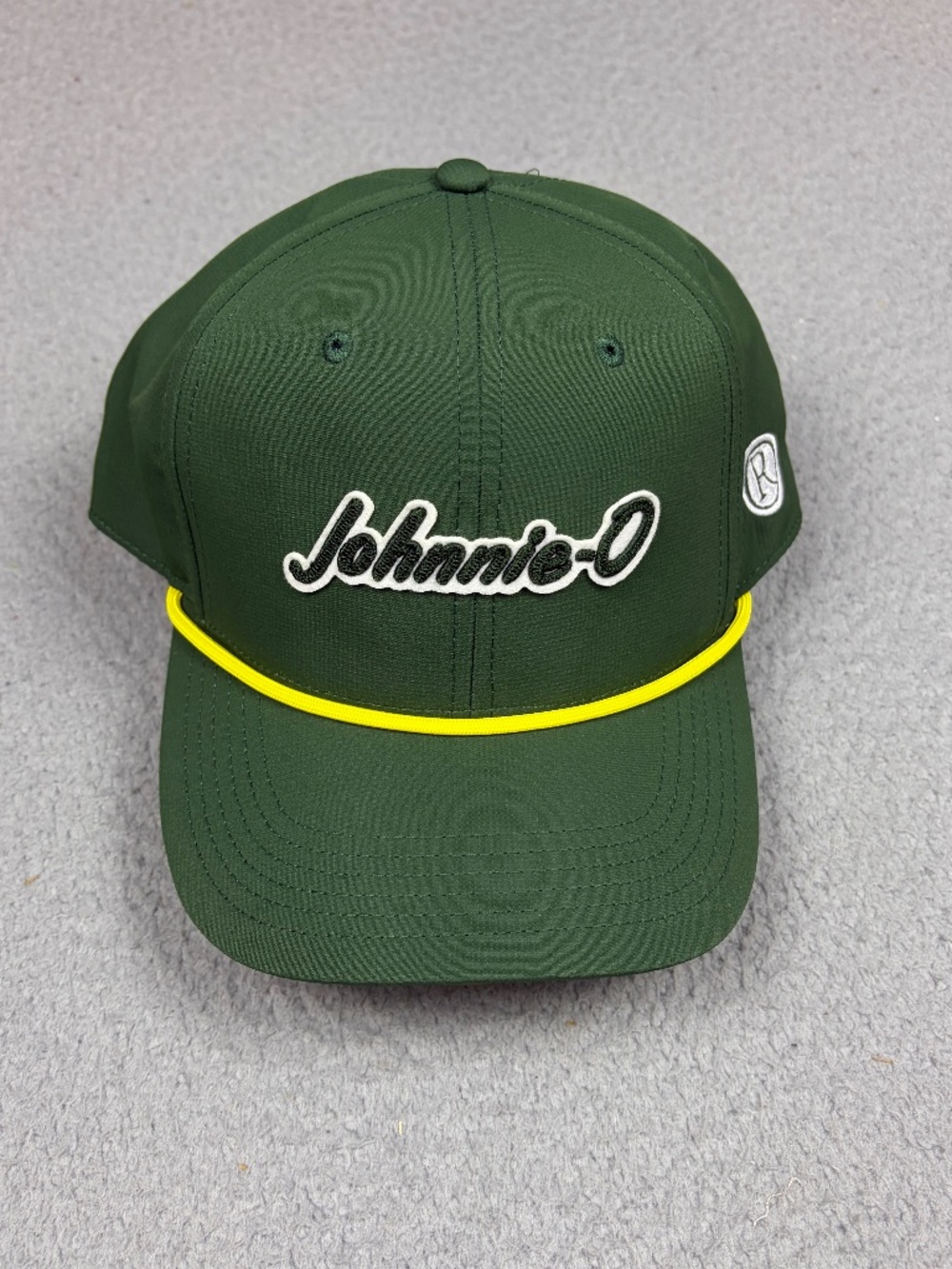 Johnnie- O Hat Cap Green with Yellow Rope Adjustable Logo Casual